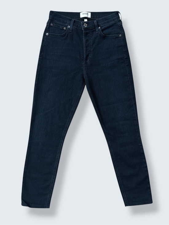 AGOLDE Nico High Rise Slim Jeans Black Size 26